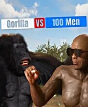 Gorilla Vs 100 Men