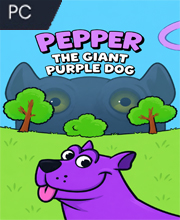 Pepper the Giant Purple Dog