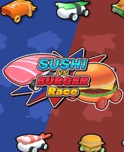 SUSHI vs BURGER Race