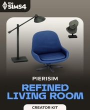 The Sims 4 Refined Living Room Kit PS4