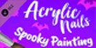 Acrylic Nails! Spooky Painting Nintendo Switch