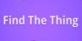 Find The Thing PS4
