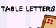 Table Letters PS4